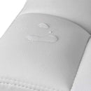 2-delige set barkruk met rugleuning en robuust, wit, 38 x 44,5 x 115 cm, PU