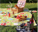 GCM71J Picknickdeken, campingdeken, warmte-isolerend, waterdicht, met draaggreep, 200 x 200 cm