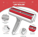 Huisdierhaar Verwijderaar - Hondenhaar - Pluizenborstel - Ontharingsborstel -Pet Hair Remover-Dierenborstel -Rood -