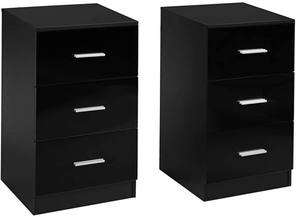 3-Lade archiefkast, duurzame kantoor ops archiefkast, aanpassen van A4, brief  dossiermappen, 37 x 34 x 66,5 cm (Set van 2)