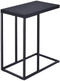 Industriële Bijzettafel Nachtkastje, Zwart Hout Laptop Tafel Nachtkastje,