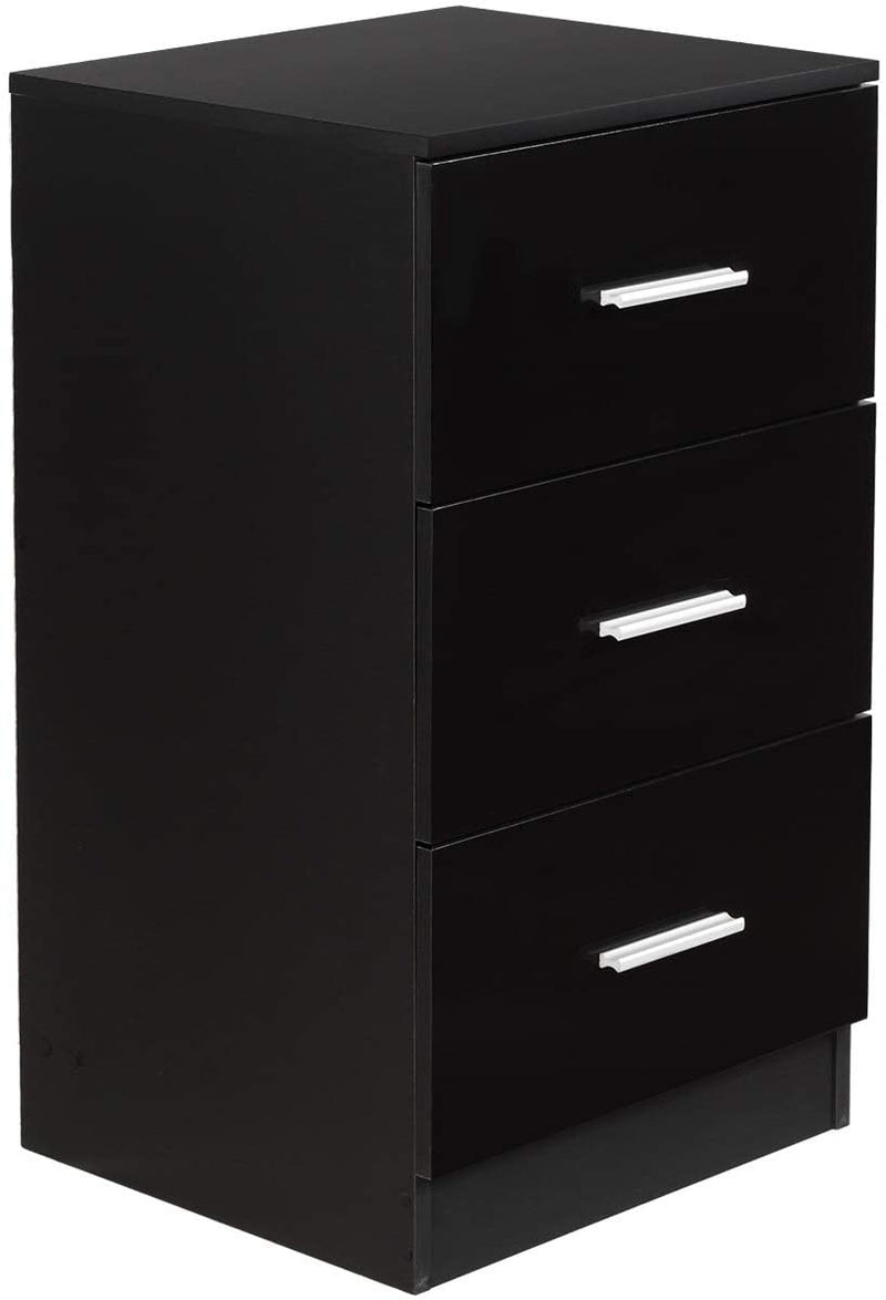 3-Lade archiefkast, duurzame kantoor opslagkast, commercieel kantoor dossierkast,  A4, brief  dossiermappen, 37 x 34 x 66,5 cm (Single)