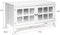 tv-meubel, tv-tafel tv-kast tv-plank tv-standaard,  114 x 48,5 x 61 cm (Wit)