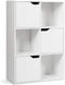6 kubus opberg organiseren kast met deuren,  boekenkast,  boekenplank voor Boeken, Speelgoed en Decoratie