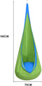 Hangstoel, Kinderzitje, met zitkussen, 3 Kleuren, 80 kg draagvermogen (Groen)
