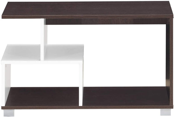 Koffietafel, Rechthoekige theetafel met opbergrek, 3-laags bank tafel, Moderne Consoletafel, Ruimtebesparende Organisator, Meubilair voor Thuiskantoor