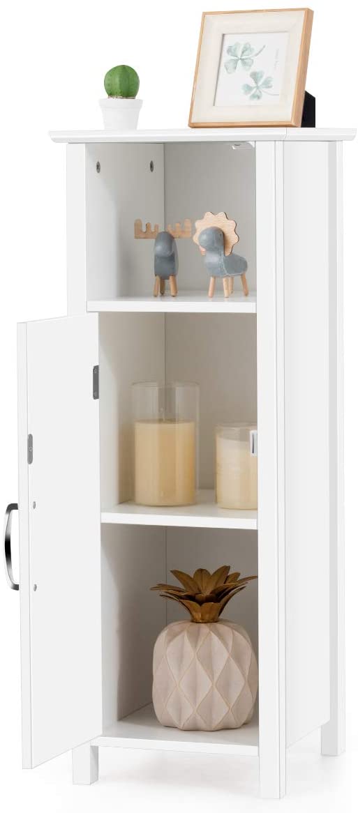 Badkamerkast,  met enkele deur verstelbare plank,