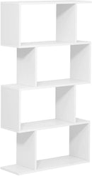 Boekenkast, vrijstaande plank, kubusplank, , decoratief, wit LBC41WT