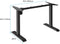 Elektrische staand bureau frame,in hoogte verstelbaar bureau frame met anti-slip zit/sta bureau , 70 kg laadvermogen, alleen frame (Zwart)