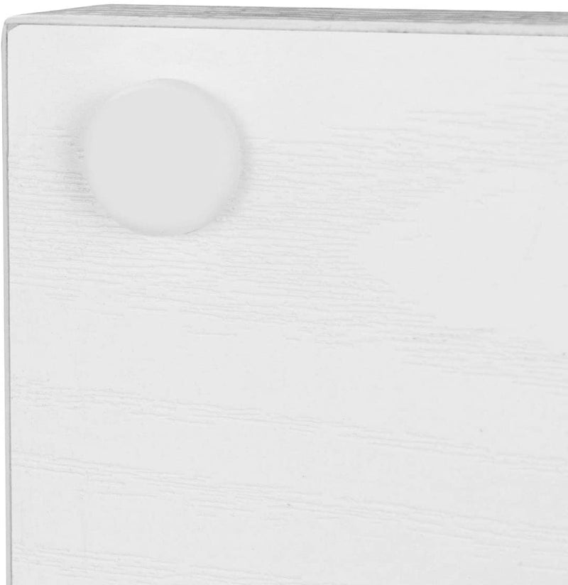 3-laags bijzettafel  Nachtkastje Nachtkastje  (Wit)
