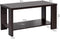 Houten salontafel, 2-laags rechthoekige cocktailtafel met open opbergplank, 80 x 40 x 42 cm (Koffie)