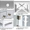 TV Meubel -lowboard, houten opbergconsole, moderne vrijstaande tv-kast, media entertainment center, multifunctionele home woonkamer tv-meubel, tv-plank met draad gat (Wit)