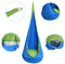 Hangstoel, Kinderzitje, met zitkussen, 3 Kleuren, 80 kg draagvermogen (Blauw)