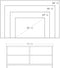 TV-kast, TV-tafel, TV-plank, lowboard met 4 planken, open vakken,, 110 x 40 x 50 cm,  donkerbruin LTV37BX