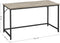 Bureau, computertafel, smalle bureautafel, 140 x 60 x 75 cm, studeerkamer, , grijs-zwart LWD043B02