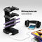 Gaming Bureau, Gamingtafel, Ergonomische race Computer bureau met RGB-lampen, 120cm  Z-vorm ,zwart