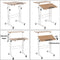 Computer Tafel Laptop Bureau Werkstation Verstelbare Hoogte Laptop Tafel Stand-up Computer Tafels voor Thuiskantoor, Wit