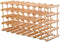 Houten Wijnrek, Vrijstaande wijnfles houder, 40 Flessen display Capaciteit, 85 x 44 x 24cm