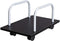 Bureau Computertafel met wielen PC-tafel met toetsenbordverlenging 2 legborden 120 x 59 x 90 cm LCD812B