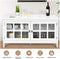 tv-meubel, tv-tafel tv-kast tv-plank tv-standaard,  114 x 48,5 x 61 cm (Wit)
