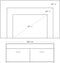 tv-tafel, tv-kast met compartimenten en vouwdeuren, tv-kast, tv-bord, lowboard, tafel tv-meubelen wit houtkleurig LTC01WN