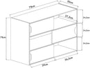3-laagse plank met 3 deuren, 3-kubus boekenkast met gehumaniseerde gegroefde handgrepen, gescheiden compartimenten