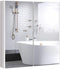 Badkamerkast spiegelkast, badkamerkast,  2 laags muur gemonteerde opbergkast met dubbele spiegel deuren,
