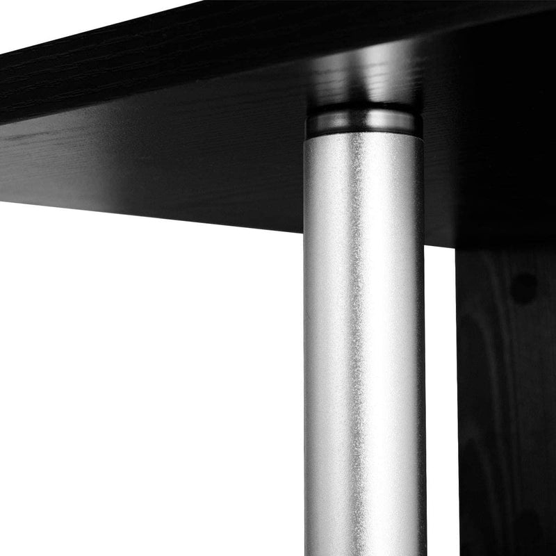 3-laags bijzettafel bijzettafel  Nachtkastje Nachtkastje  (Zwart)