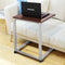 Laptoptafel met wielen, verrijdbare laptopkar, 50 x 40 x 65 cm (Zilver)