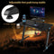 Gaming computer bureau met monitor standaard, Z-vormige , PC gamer tafel met RGB verlichting, bekerhouder, hoofdtelefoon haak,