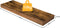 wandplank set van 2,  wandplank met lengte 60 cm, rustiek bruin EBF60BJ01