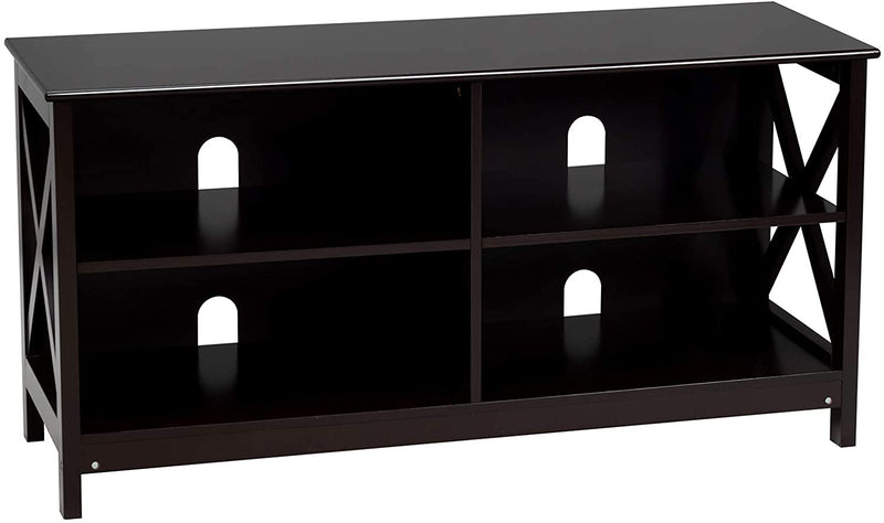 tv-meubel, tv-tafel tv-kast tv-plank, voor TV's tot 55 inch, 3-laags 120 x 41 x 60 cm (Bruin)