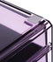 Make-up Organizer, cosmetica organizer met 4 lades en 11 vakken in verschillende maten, anti-slip inzetstukken, voor make-up en sieraden, lavendel JKA001PL