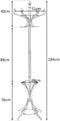 Staande kapstok hout 12 haken Home hoed jas hanger boom 12 met paraplu houder kapstok