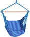 Hangstoel, opknoping touw schommel zitplaats met 2 kussens, max 150kg (Donkerblauw)