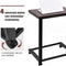 Laptoptafel met wielen, verrijdbare laptopkar, 50 x 40 x 65 cm (Zwart)