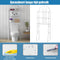 3-planken badkamerkast organizer boven het toilet,  59 x 33 x 173cm