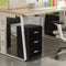 3-Lade archiefkast, duurzame kantoor opslagkast, commercieel kantoor dossierkast,  A4, brief  dossiermappen, 37 x 34 x 66,5 cm (Single)