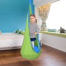 Hangstoel, Kinderzitje, met zitkussen, 3 Kleuren, 80 kg draagvermogen (Groen)