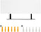 wandplank, wandplank voor boeken, foto's, decoratie, , 60 x 20 x 3,8 cm, wit LWS26WT