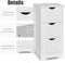 3 lades houten badkamerkast,