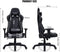 gaming stoel, bureaustoel, lederen bekleed rollend computerstoel met hoofdsteun, lumbale steun, verstelbare armleuning, hoge rug, draaibare gamingstoel voor thuis, kantoor (Zwart)