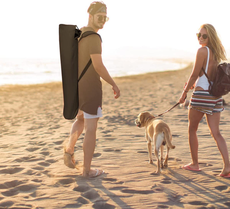 Draagbare opvouwbare hangmat, buiten afneembare opvouwbare hangmat met vrijstaande frame inclusief draagtas voor eenvoudig reizen, perfect voor achtertuin zwembad strand wandelen kamperen (Zwart)