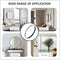 60cm ronde muur spiegel, ronde spiegel met metalen frame, decoratieve muur spiegel, make-up spiegel, HD spiegel voor ingang,