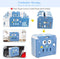 Baby grondbox, 16 paneel opvouwbaar babybox speelbox kinder kinderen 3 maanden + (Blauw, 16 paneel)