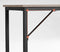 Bureau, computertafel, smalle bureautafel, 140 x 60 x 75 cm, studeerkamer, , grijs-zwart LWD043B02