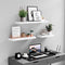 wandplank, wandplank voor boeken, foto's, decoratie, , 60 x 20 x 3,8 cm, wit LWS26WT