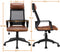 Bureaustoel, ergonomische bureaustoel, draaistoel met hoofdsteun,