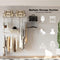 kledingrek ,slimme configuraties klerenrailsysteem , muur gemonteerde opbergsysteem, garderobesysteem met draad rekken en kleding stangen, 91,5 cm tot 182 cm, voor slaapkamer (183 x 92 x 39 cm)