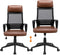 Bureaustoel, ergonomische bureaustoel, draaistoel met hoofdsteun,